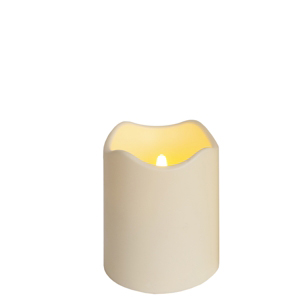 LED Kerze Paul mit Dämmerungssensor & Timer