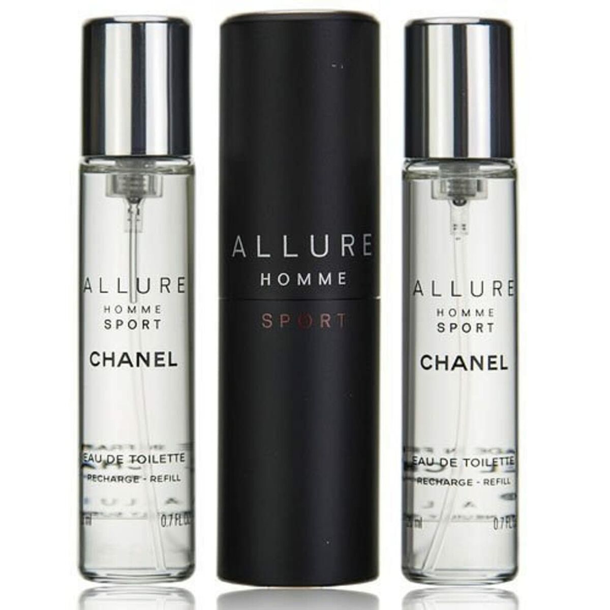 Set mit Herrenparfüm Chanel Allure Homme Sport EDT 3 Stücke