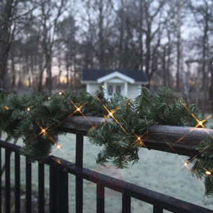 LED Girlande - Canadian mit Timerfunktion